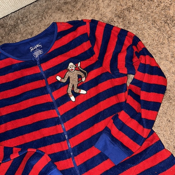 Nick & Nora sock monkey onesie - Picture 7 of 13